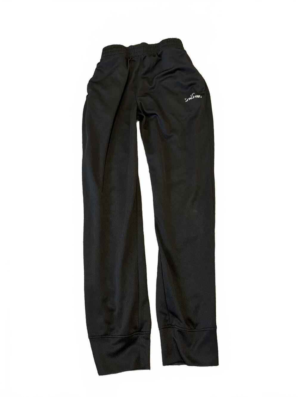 Spalding Boys Black Athletic Pants Size 10/12 - Comfortable Sportswear